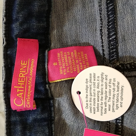 CATHERINE MALANDRINO Flare Leg Jeans Medium Wash - Picture 5 of 11